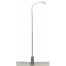 Pouliční lampa šedá typ D bílé světlo H0 1:87