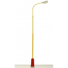 Pouliční lampa žlutá typ F žluté světlo H0 1:87