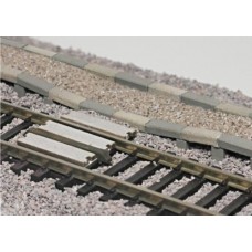 Platform with gravel - semi transition part H0 1:87