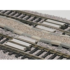 Platform with gravel - transition part H0 1:87
