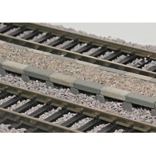 Platform with gravel - straight part H0 1:87