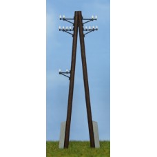 Telegraph poles typ 5-A H0 1:87