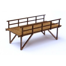 Wooden bridge  typ C wide TT 1:120